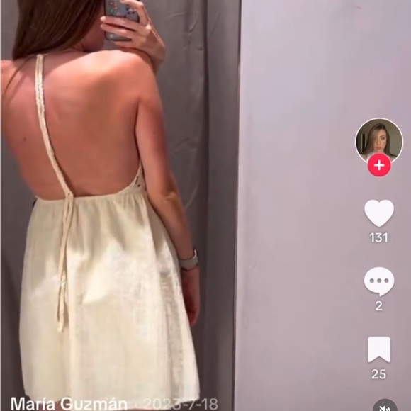 Zara Bloggers Favorite Limited Edition Beautiful MINI STUDDED DRESS - Picture 4 of 12